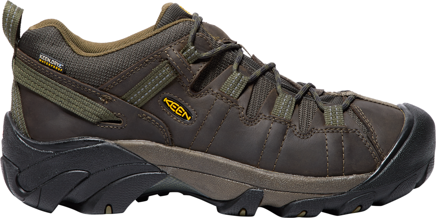 Men's Keen Targhee II Canteen/Dark Olive Hiker Waterproof Soft Toe Sho