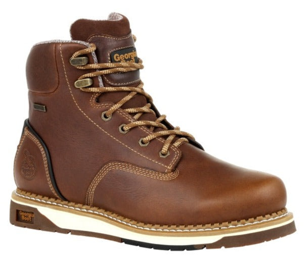 Men's Georgia Boot AMP LT Wedge Steel Toe Waterproof Work Boot