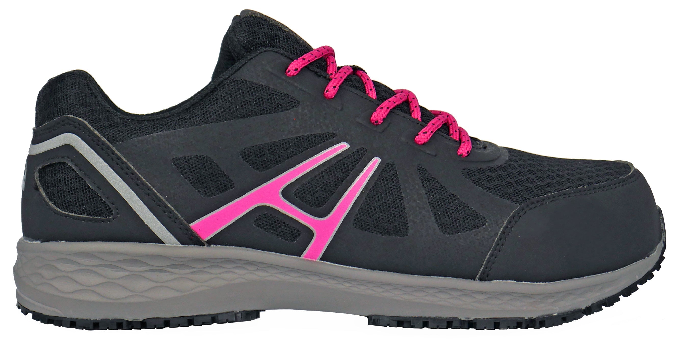 Express Black/Fuchsia Athletic Composite Toe 24533