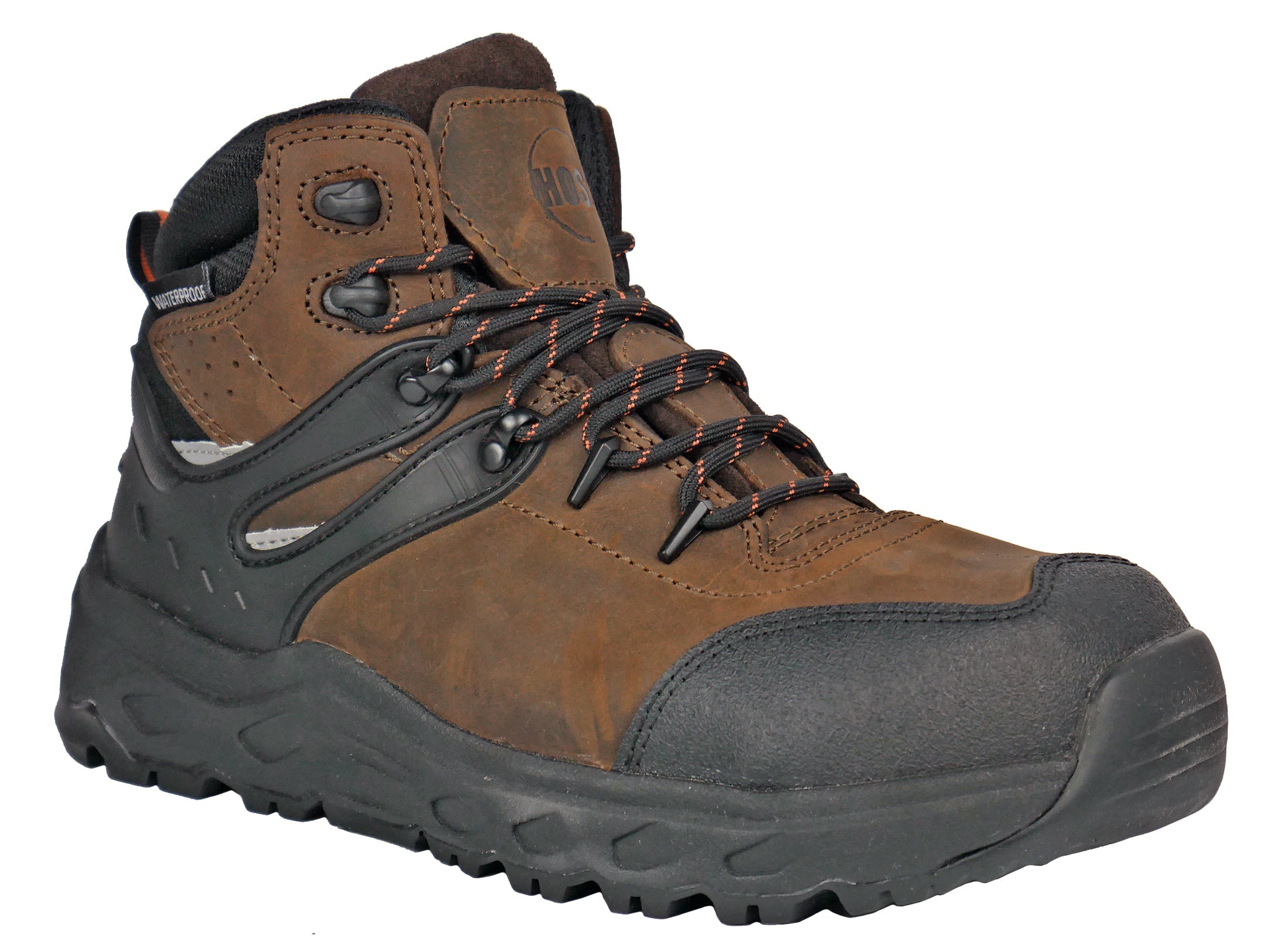 Stomp Hiker Brown/Black Aluminum Safety Toe 60203