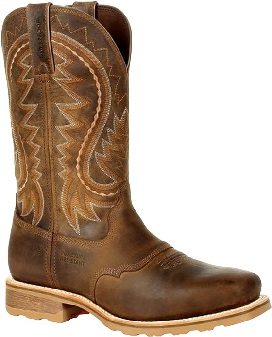 Durango square toe work clearance boots