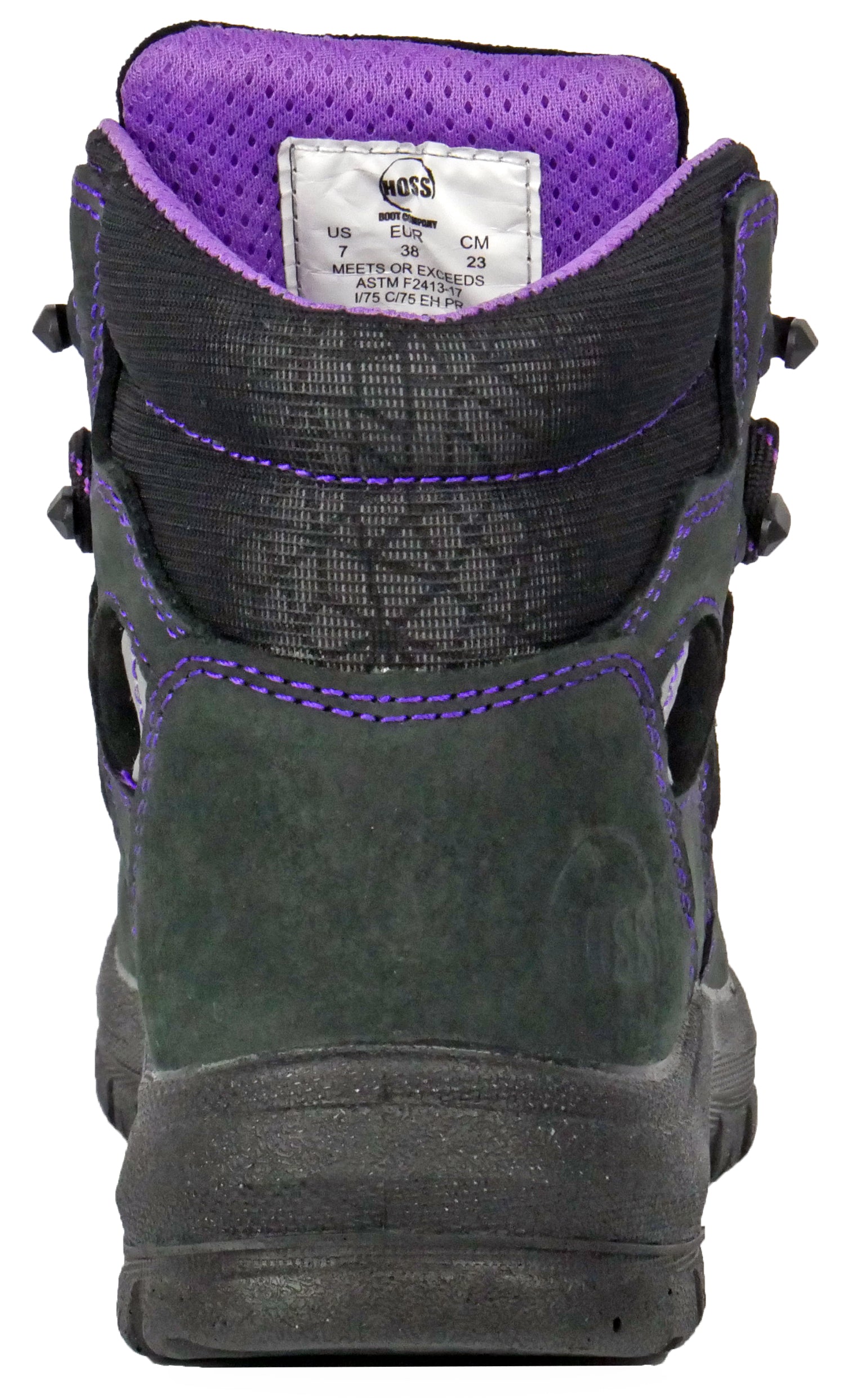 Lacy 6" Black/Purple Composite Toe 70120