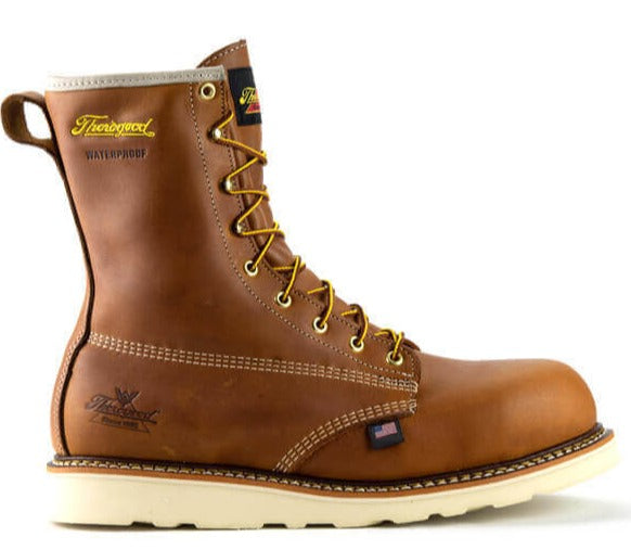 Men's Thorogood American Heritage – Waterproof – 8″ Tobacco Composite Safety Toe Boot