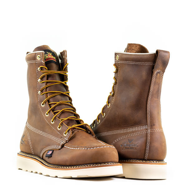 Men's Thorogood American Heritage 8" Trail Crazy Horse Moc Toe Maxwear Wedge (U.S.A.)