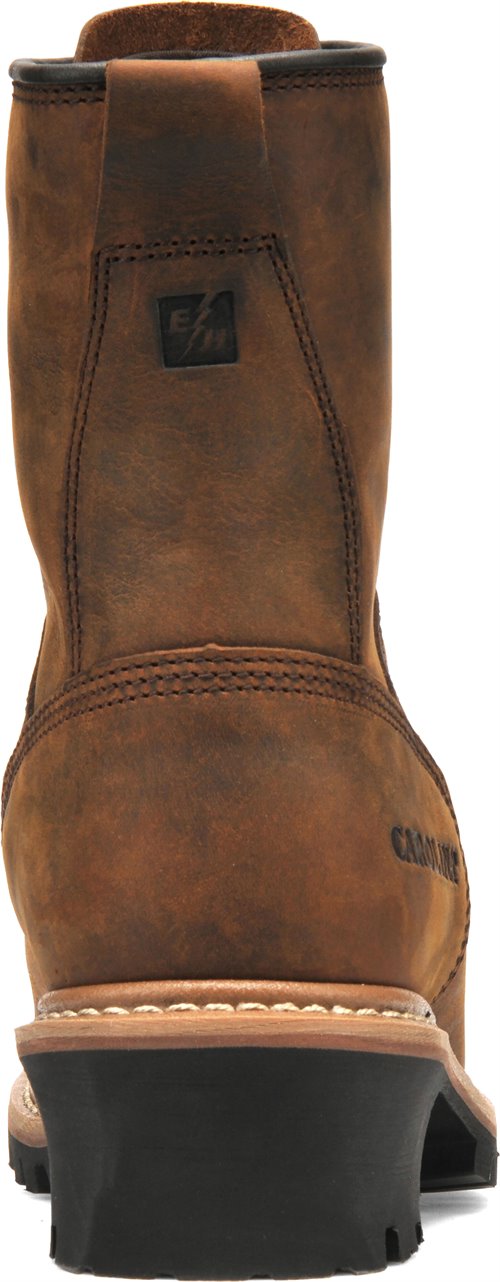 Men's Carolina Elm 8” Waterproof Logger Soft Toe Work Boot