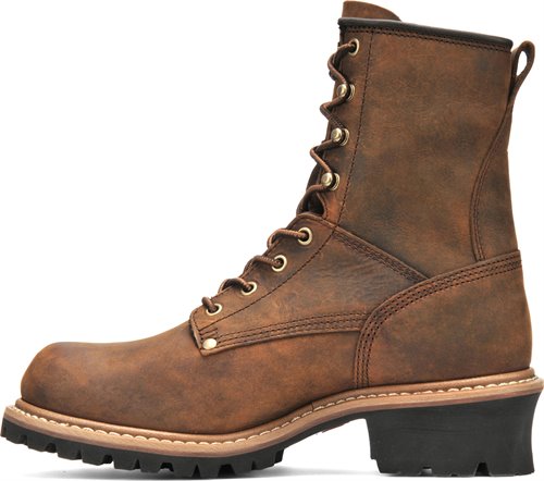 Men's Carolina Elm 8” Waterproof Logger Soft Toe Work Boot