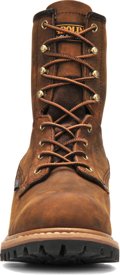 Men's Carolina Elm 8” Waterproof Logger Soft Toe Work Boot