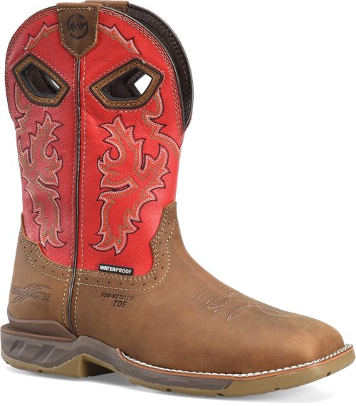 Men’s Double H Phantom Rider 11” Waterproof Composite Square Toe Roper Work Boot