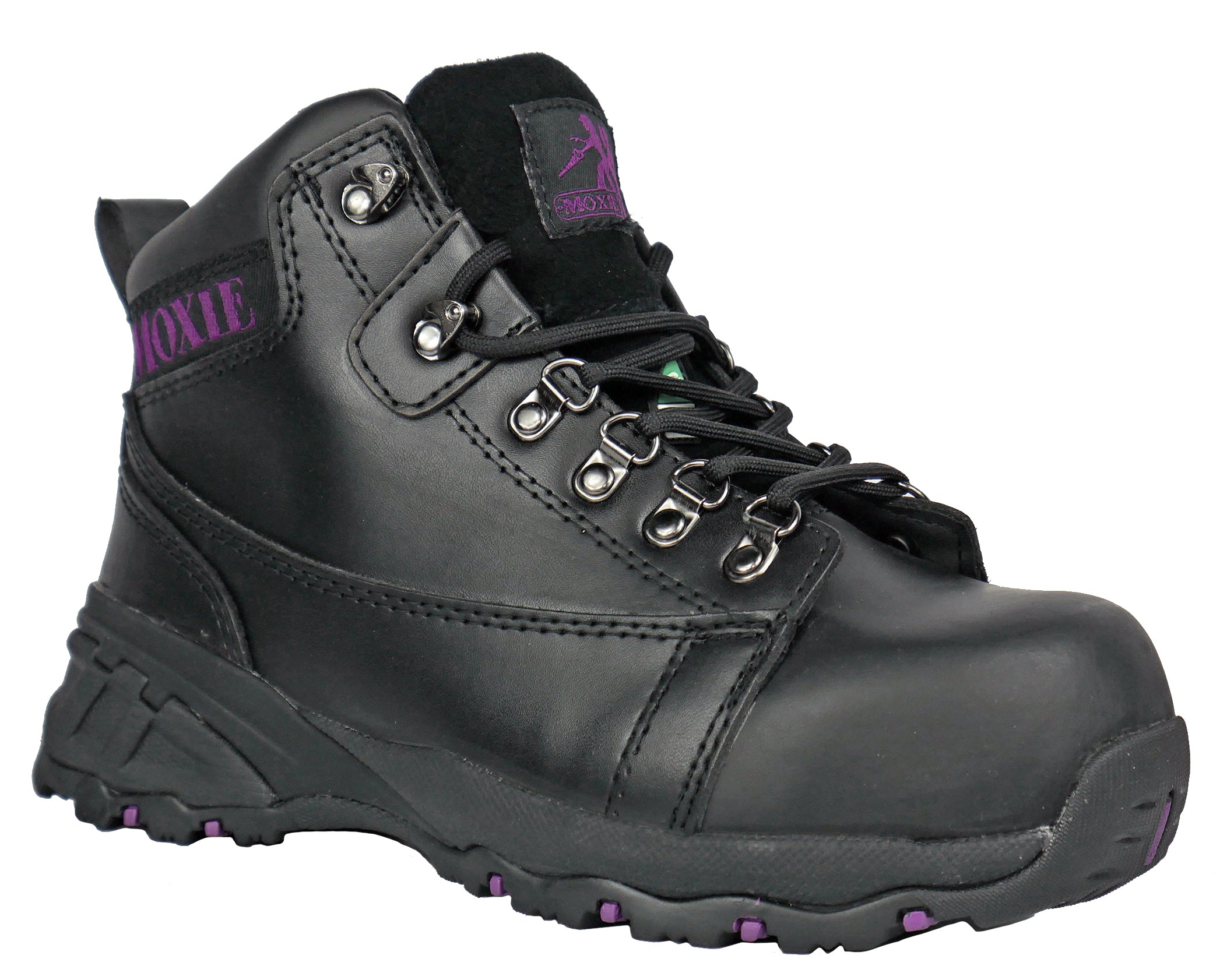Women's Moxie 6" Vegas Black, EH, PR, SR, WP, Met-Guard Composite Toe Boot