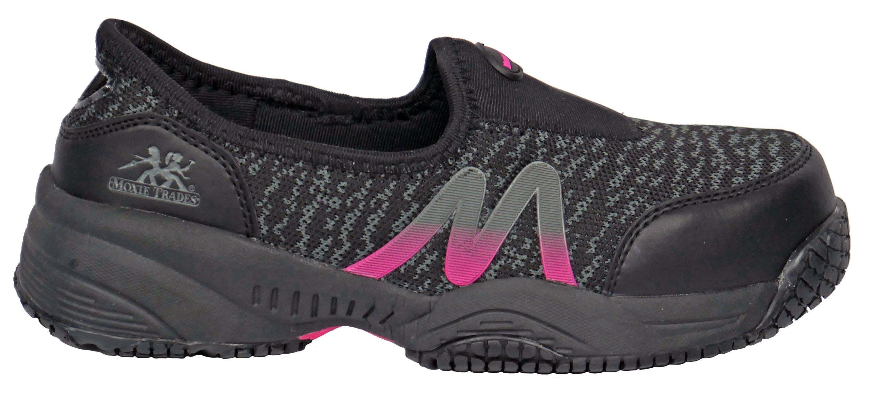 Women's Moxie Zena Black, EH, SR, Composite Toe Shoe