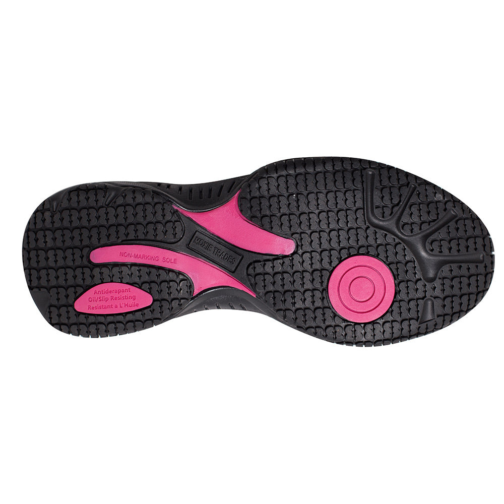 Women's Moxie Zena Black, EH, SR, Composite Toe Shoe