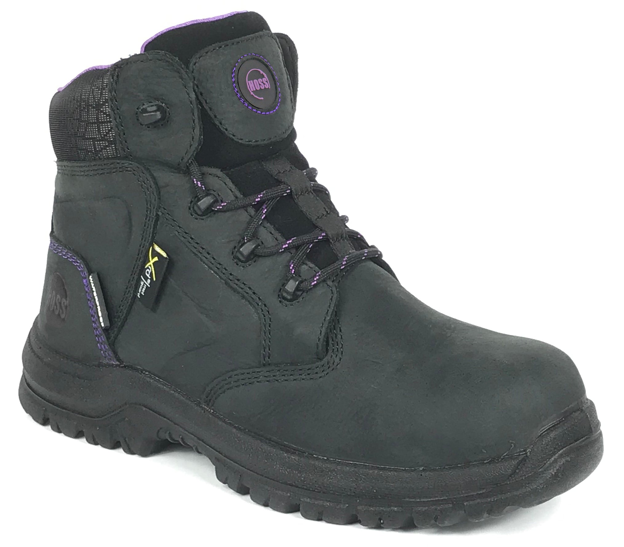 Women's Hoss 6" Lacy Black, PR, SR, EH, Met-Guard Composite Toe Boot