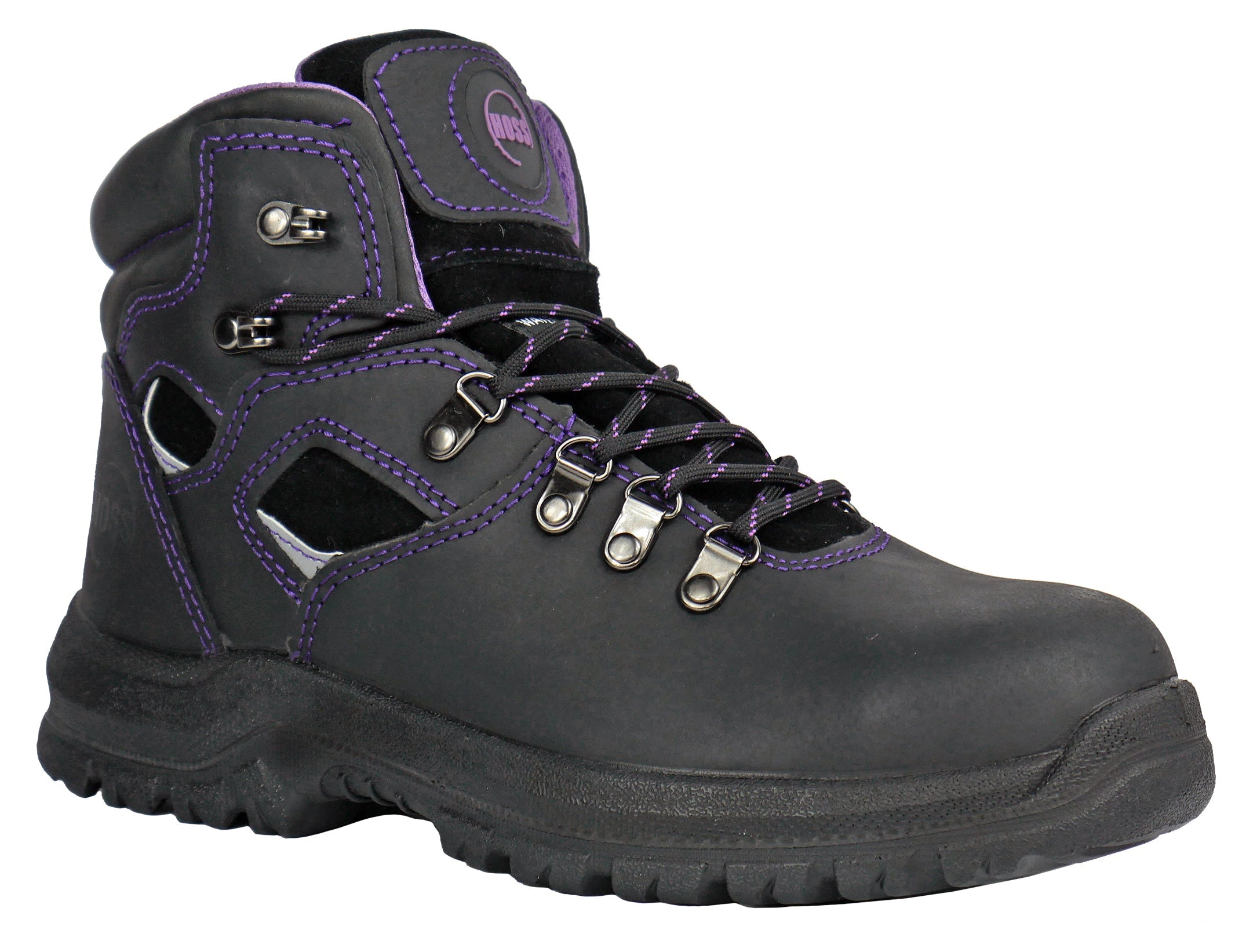 Women's Hoss 6" Lily Black, EH, SR, WP Steel Toe Boot