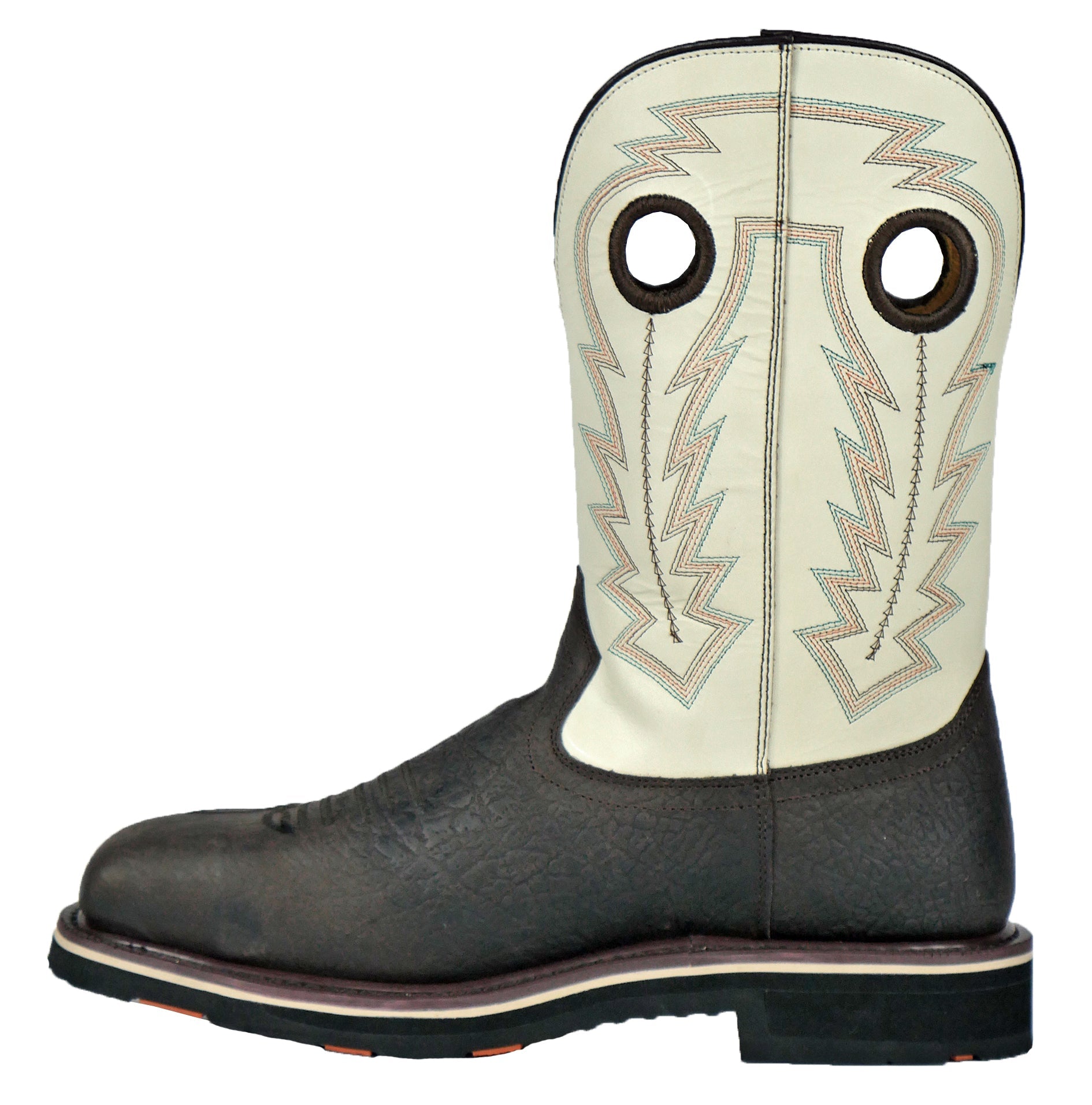 Men's Hoss Spitfire White, EH, Pull On Western Composite Toe Boot