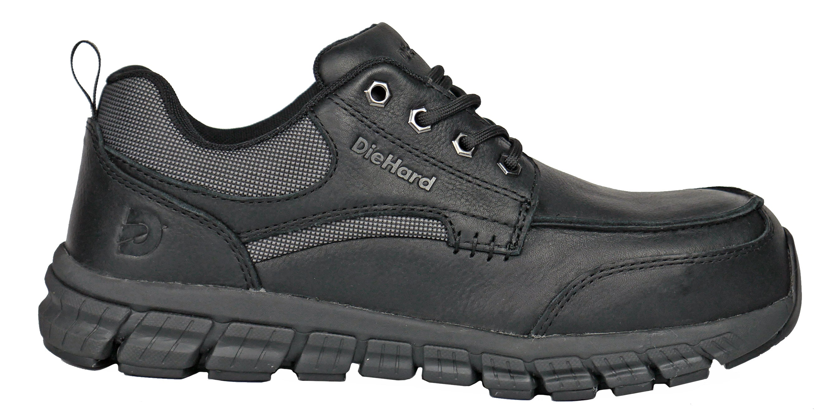 Men's DieHard Sunbird Black, EH, SR, Oxford Composite Toe Shoe