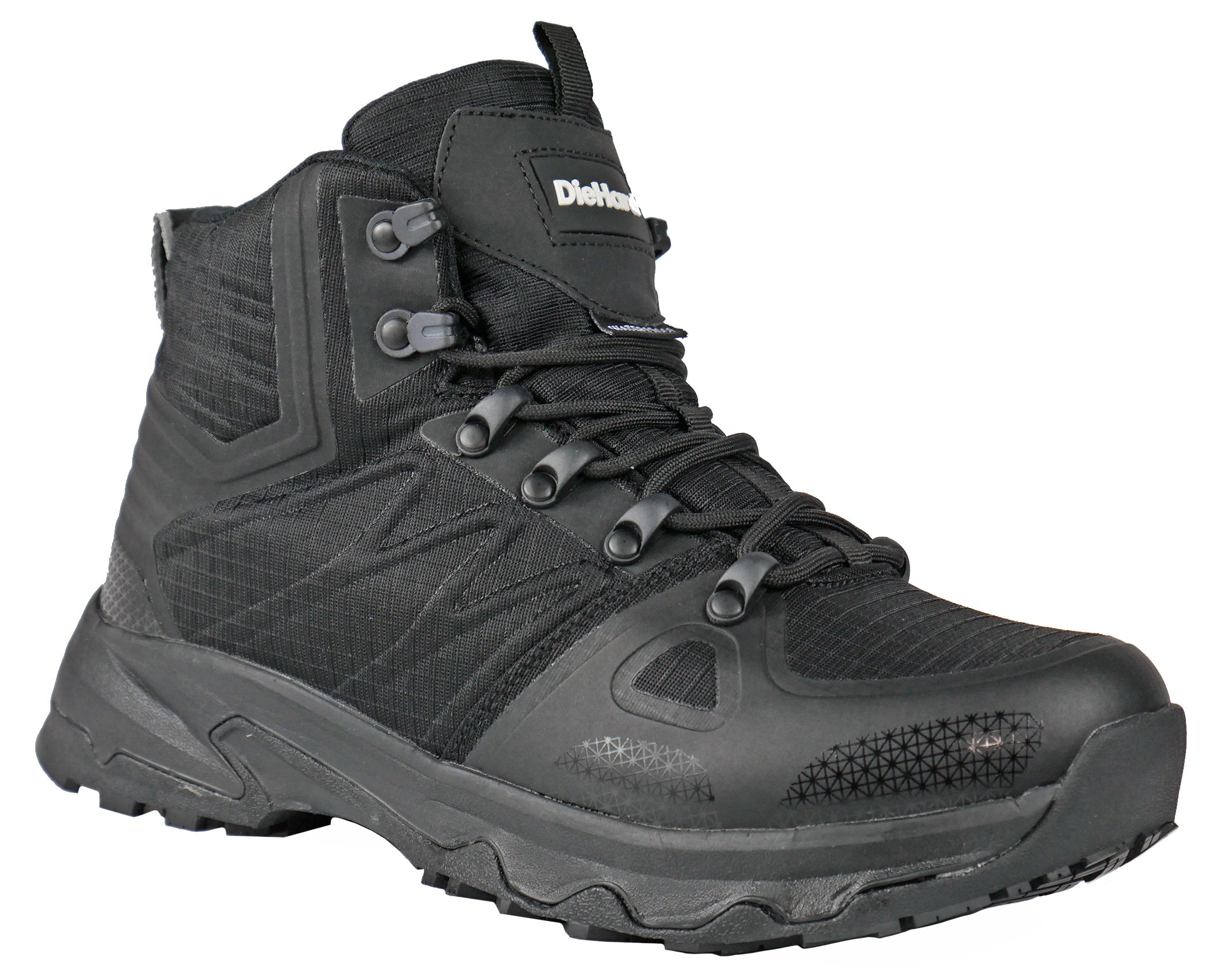 Men's DieHard Shadow Black, EH, WP, SR, Mid Hiker Soft Toe Boot