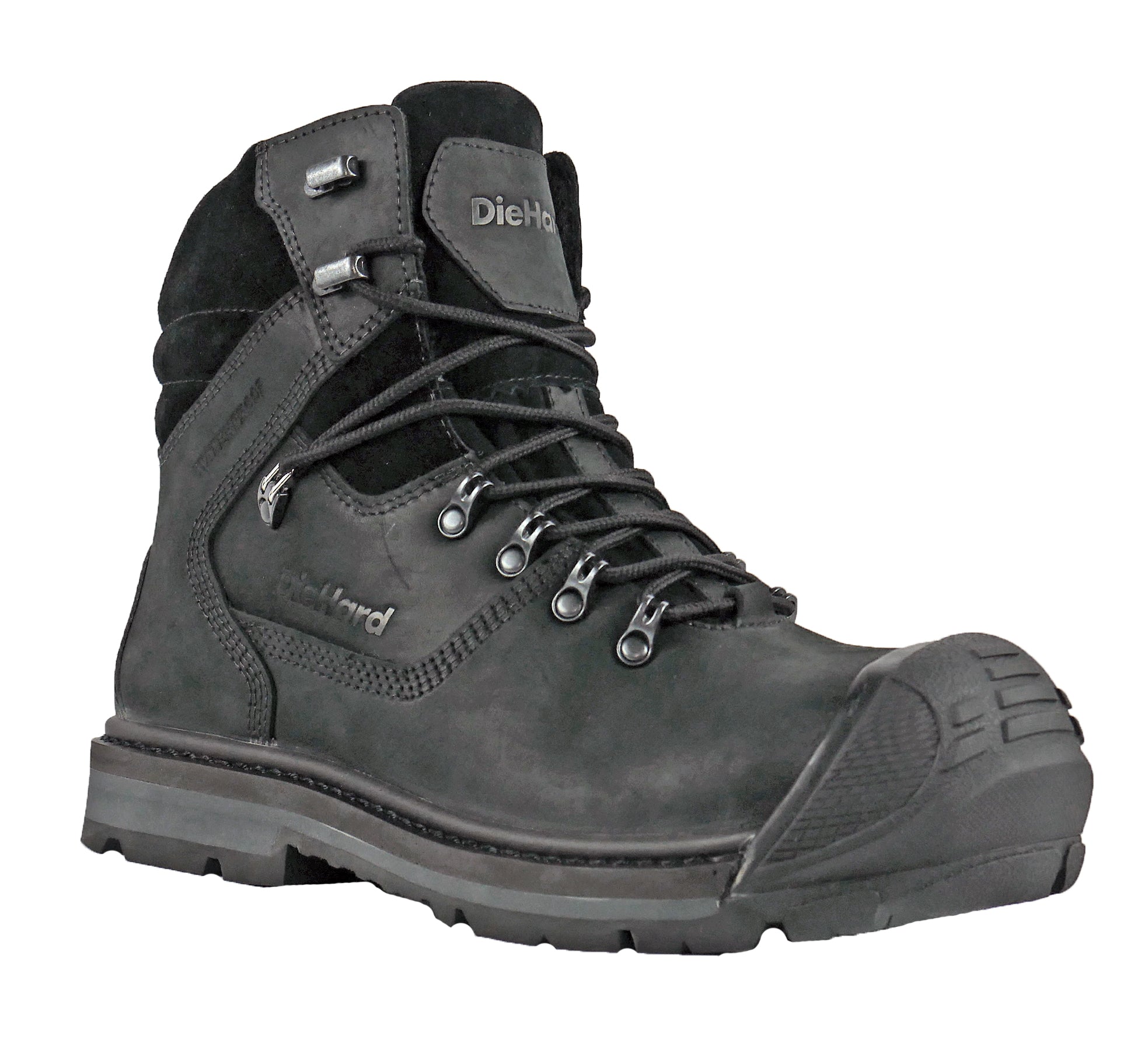 Men's DieHard 6" Valiant Black, EH, SR, Soft Toe Boot