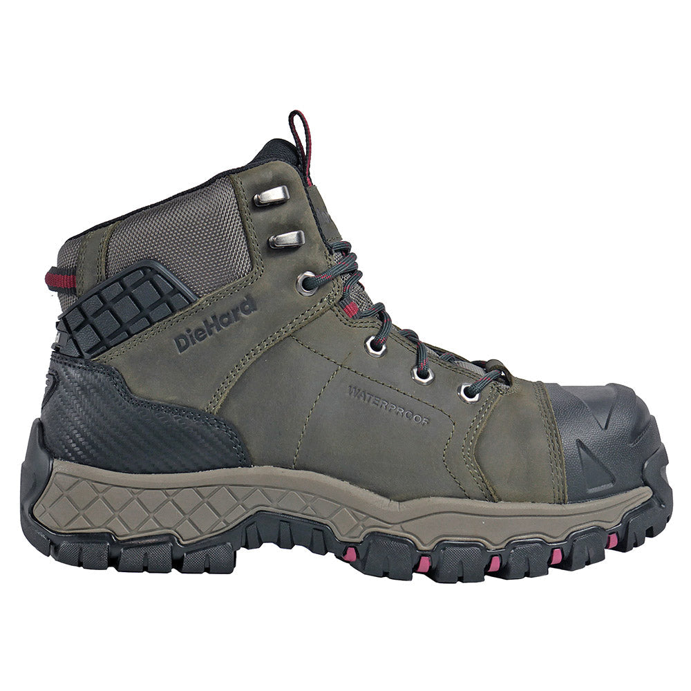 Men's DieHard Comet Brown, EH, SR, WP, Mid Hiker Composite Toe Boot