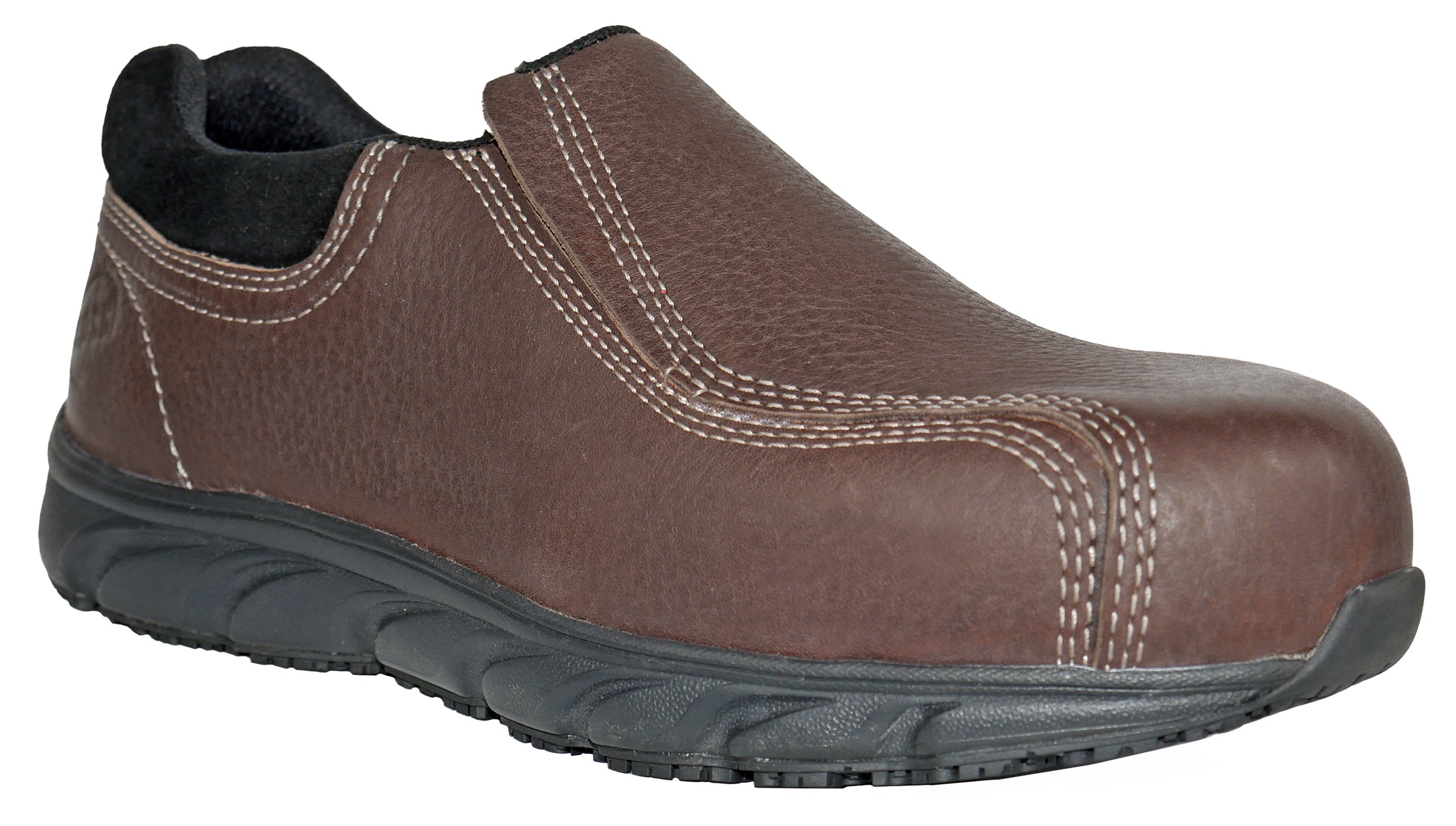 Transfer SD Brown Mens Composite Toe Slip-On 30204