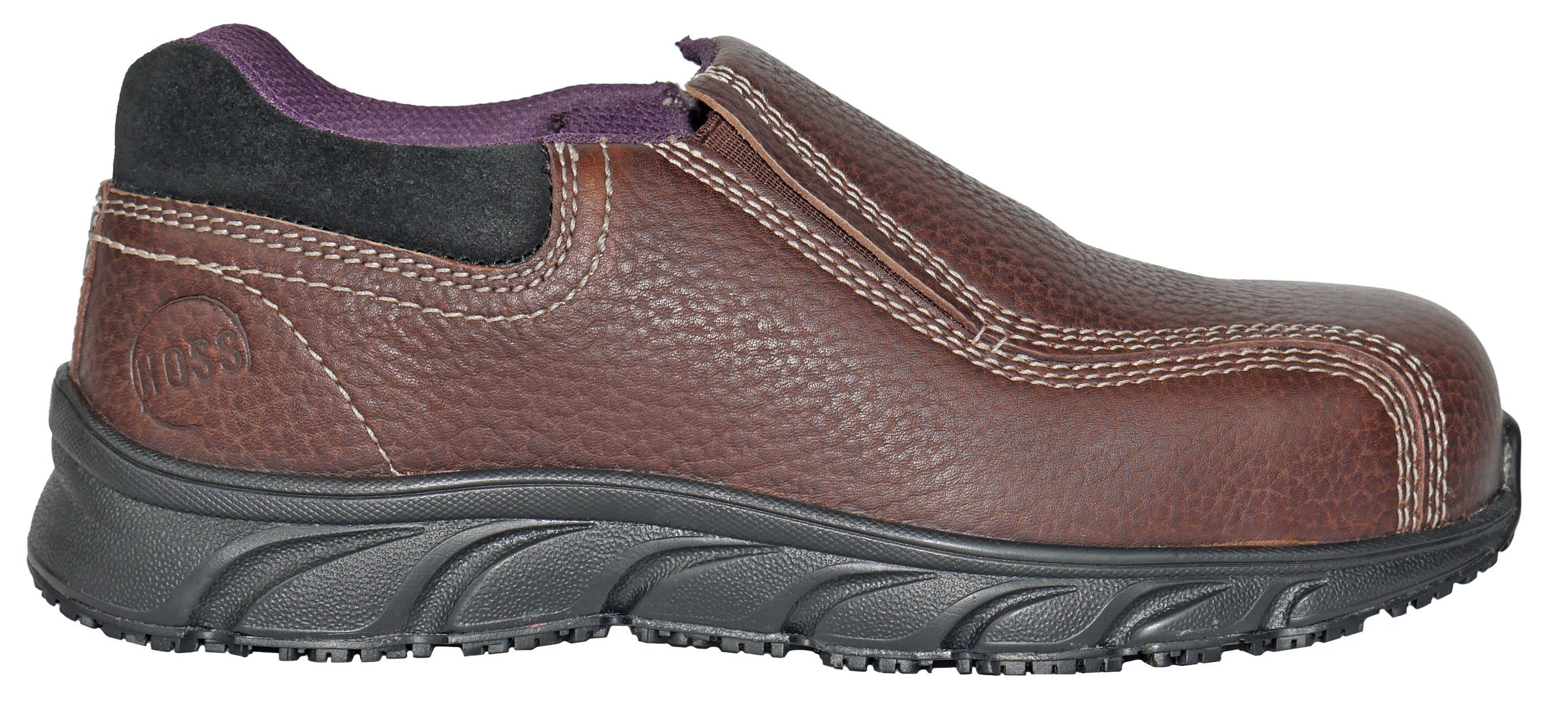Transfer SD Brown Womens Composite Toe Slip-On 30205