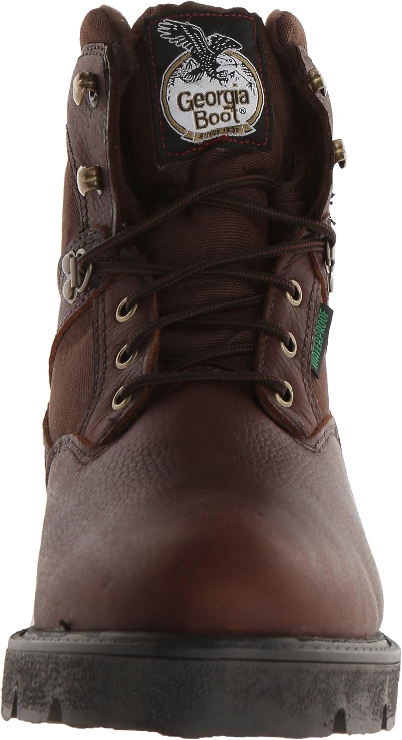 Men's Georgia Boot 6" Homeland Brown EH, WP, SR Steel Toe Boot