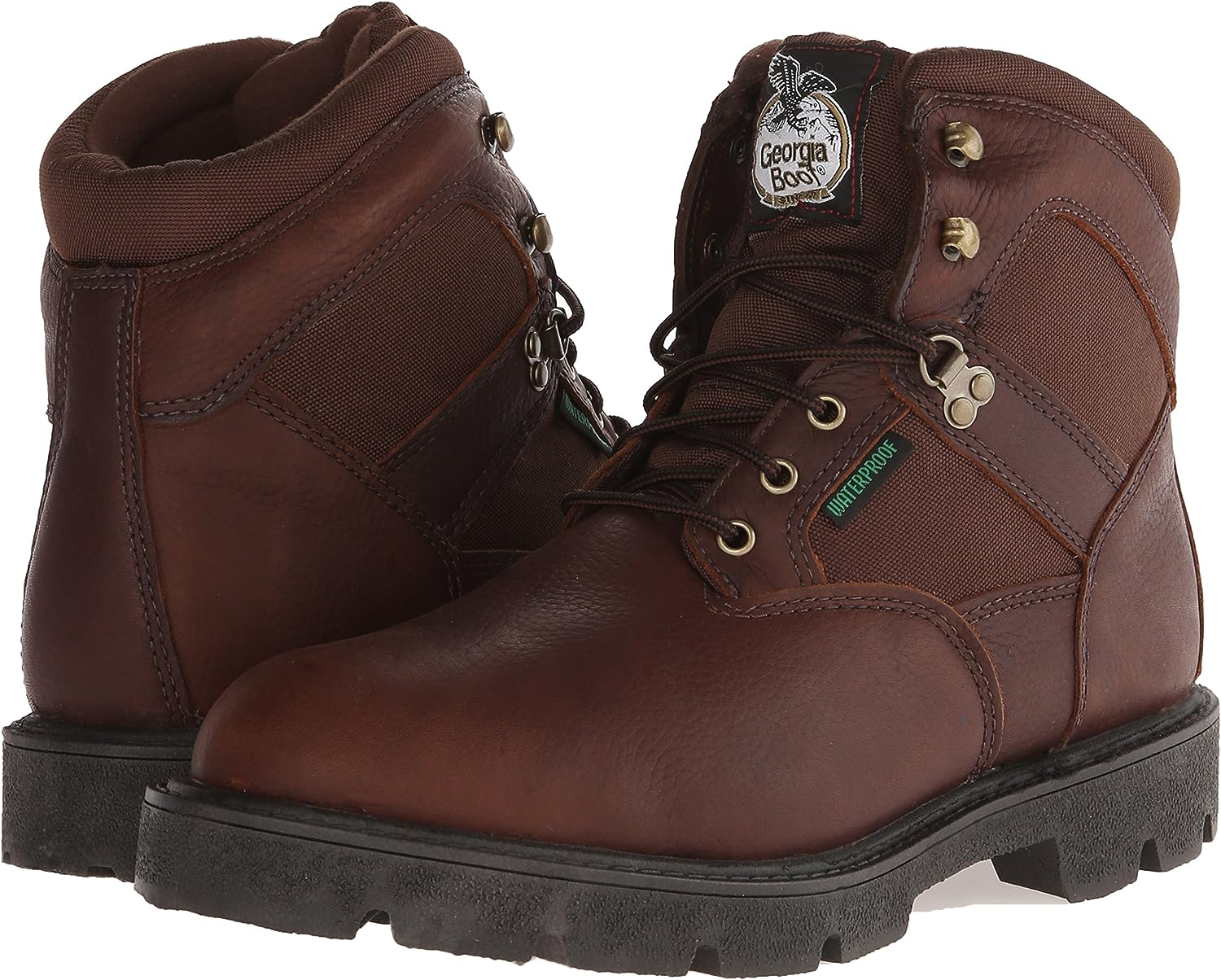 Men's Georgia Boot 6" Homeland Brown EH, WP, SR Steel Toe Boot