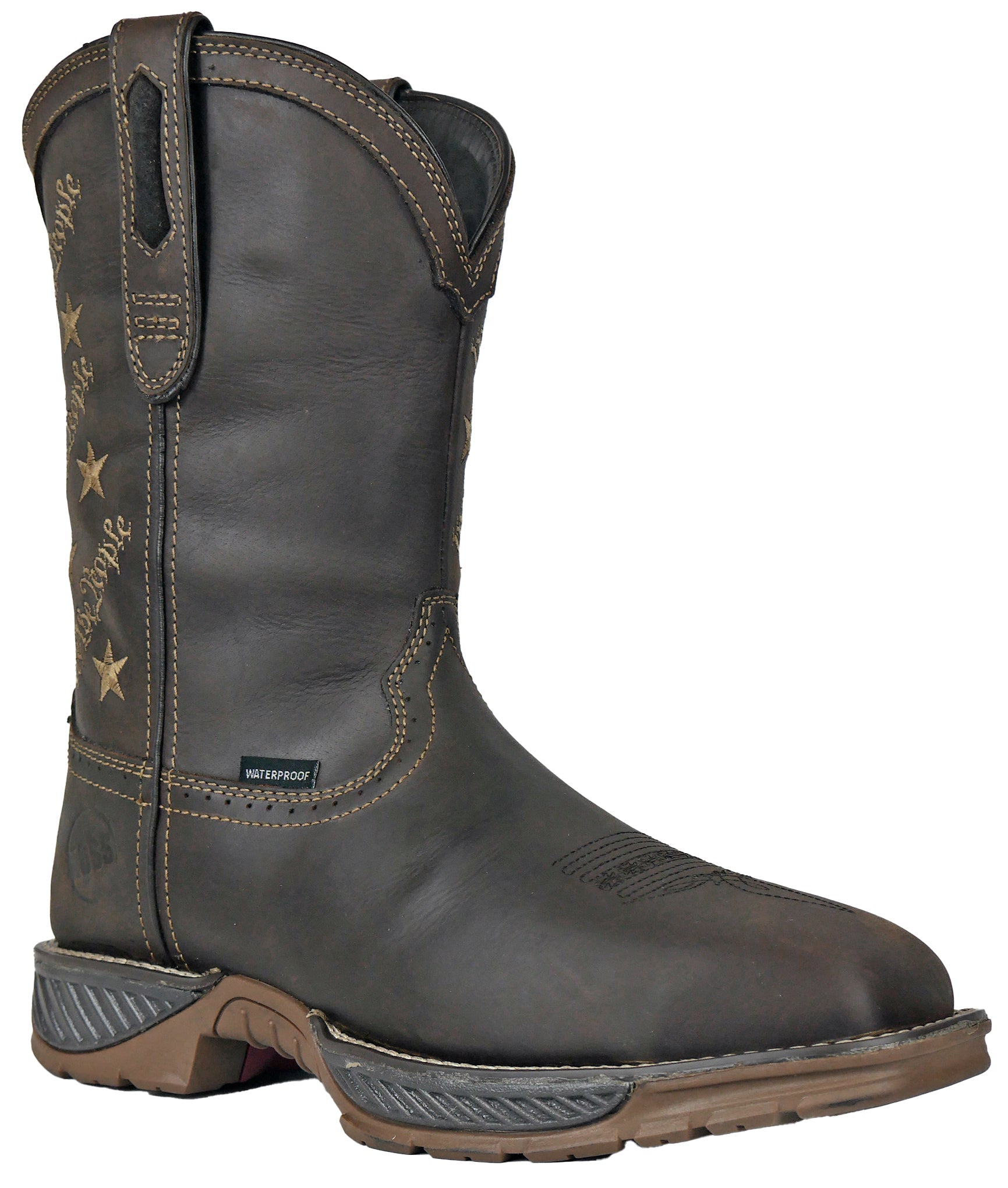We The People Brown Pull-On Western Composite Toe 94023