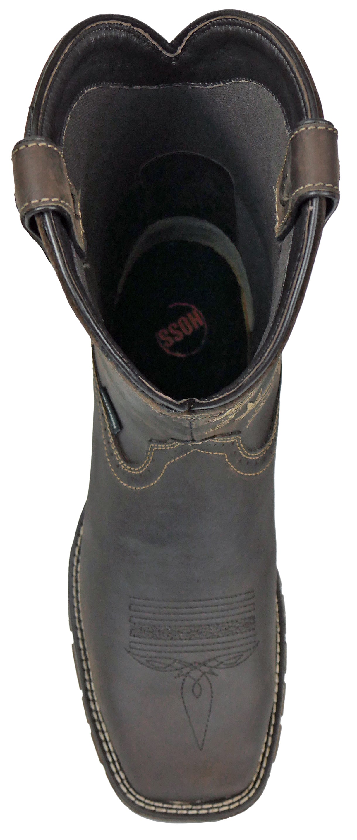 We The People Brown Pull-On Western Composite Toe 94023