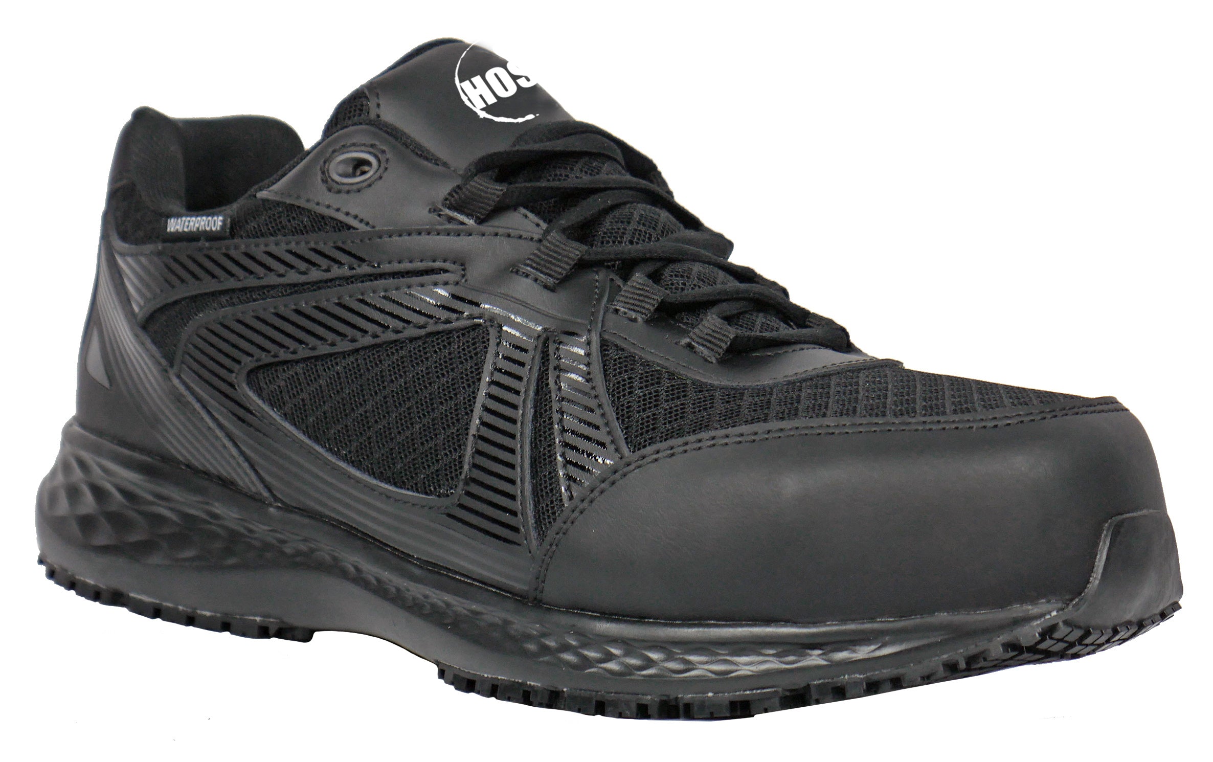 Men's Hoss Reno II Black, EH, SR, Athletic Composite Toe Shoe