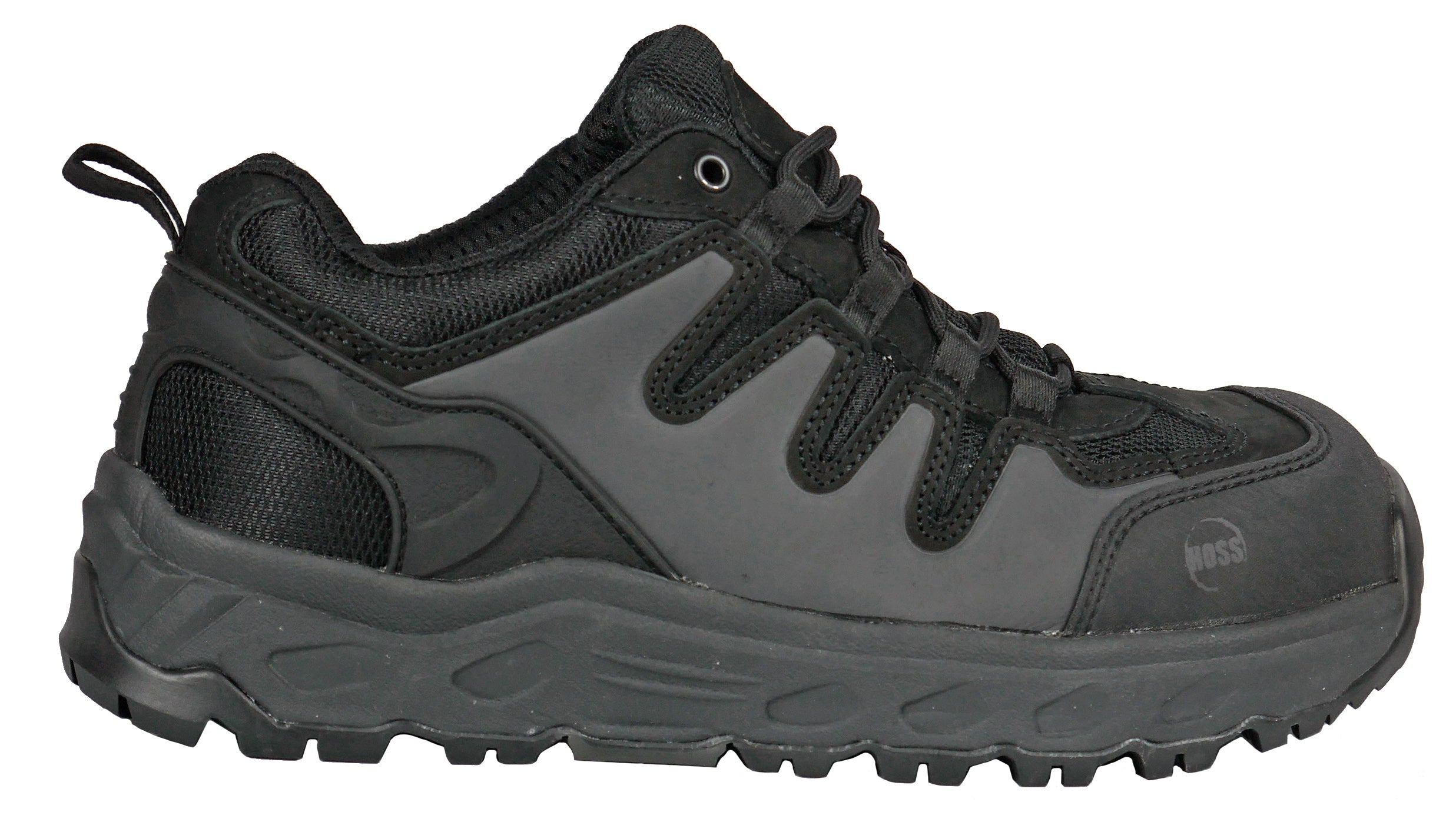 靴 ericoco Men's Hoss Eric Lo Black, EH, SR, Hiker Aluminum Toe Boot