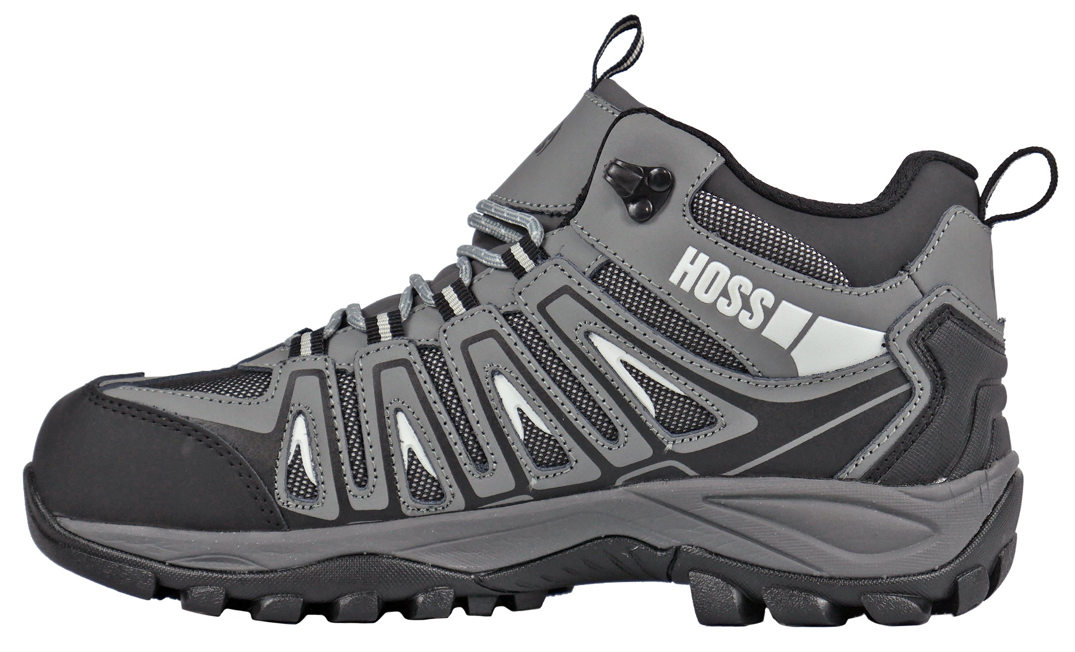 Men's Hoss Trail Grey, EH, WP, Hiker Composite Toe Shoe