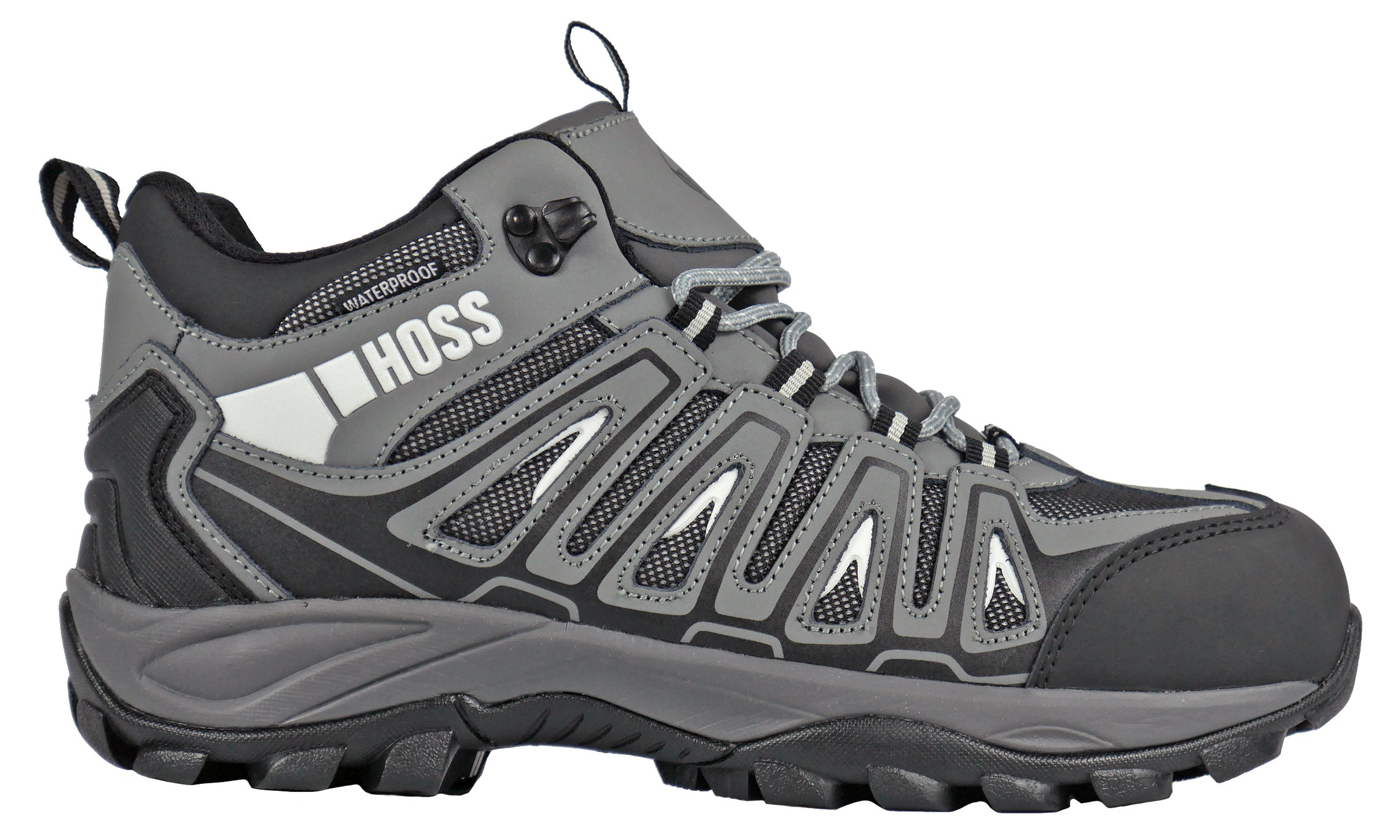 Men's Hoss Trail Grey, EH, WP, Hiker Composite Toe Shoe