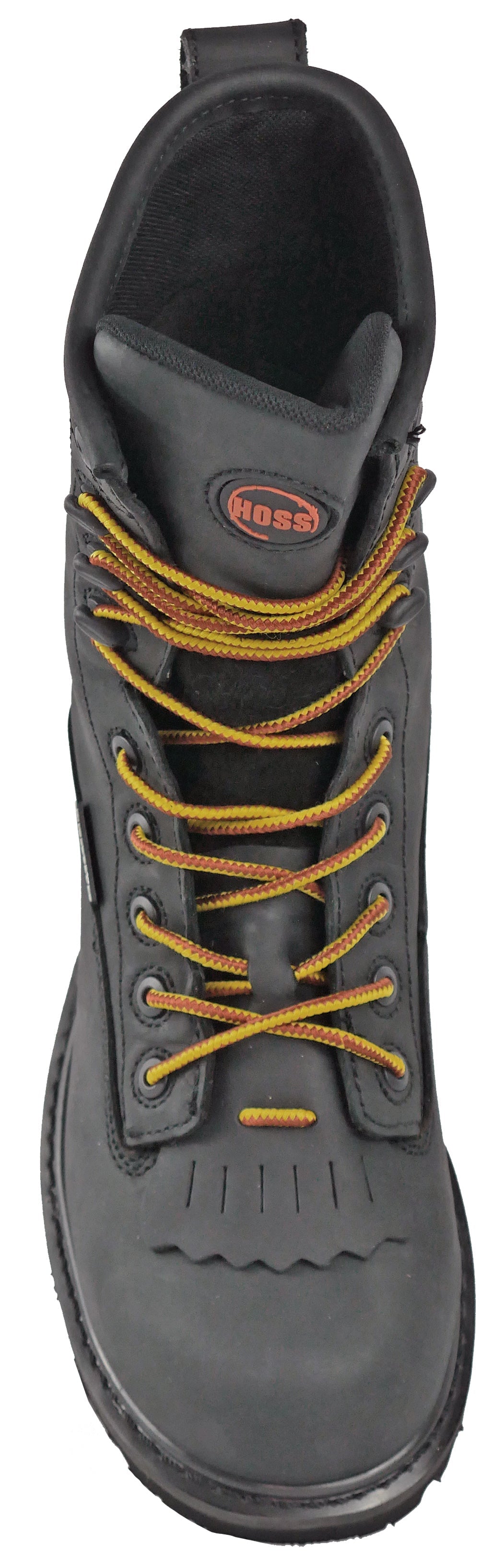 Men's Hoss 8" Kiltie Cross Cut Logger Black, EH, WP, PR,  Composite Toe Boot