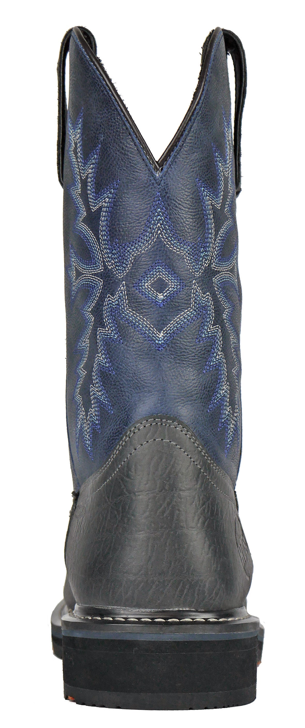 Men's Hoss Hunch Navy, EH, SR, Pull On Western Composite Toe Boot