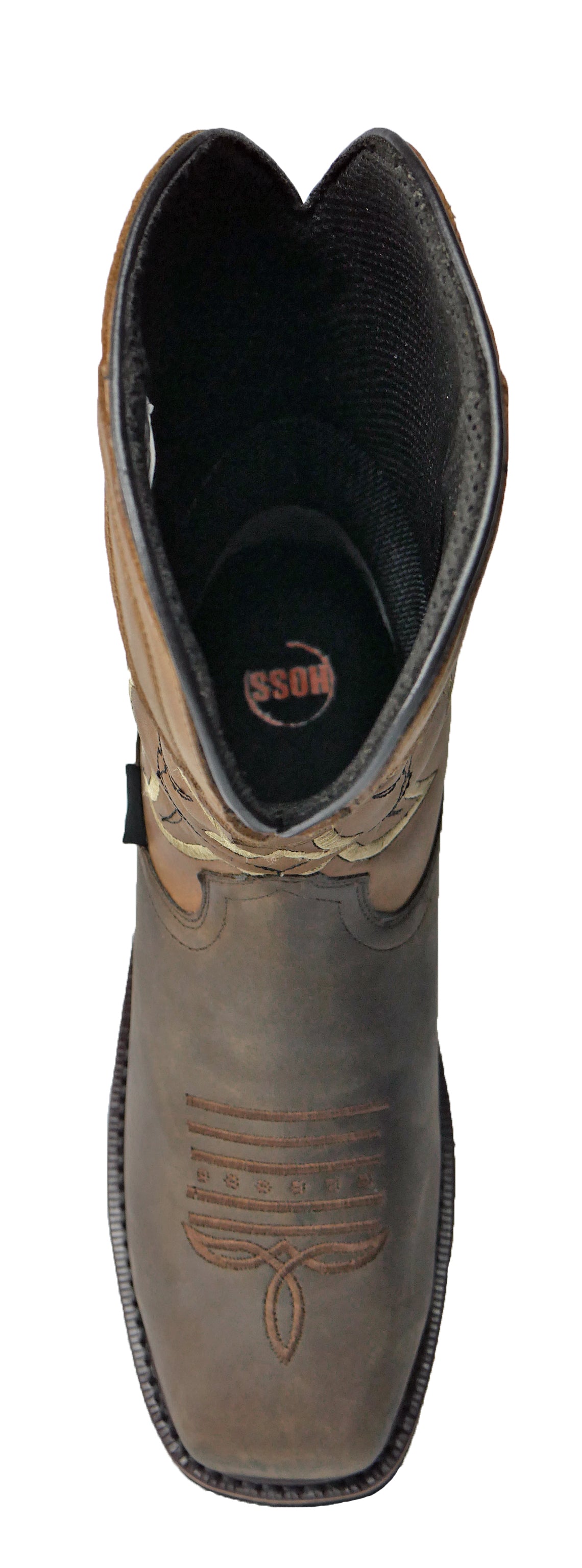 Men's Hoss Showdown Brown, EH, SR, WP, PR Pull On Western Composite Toe Boot