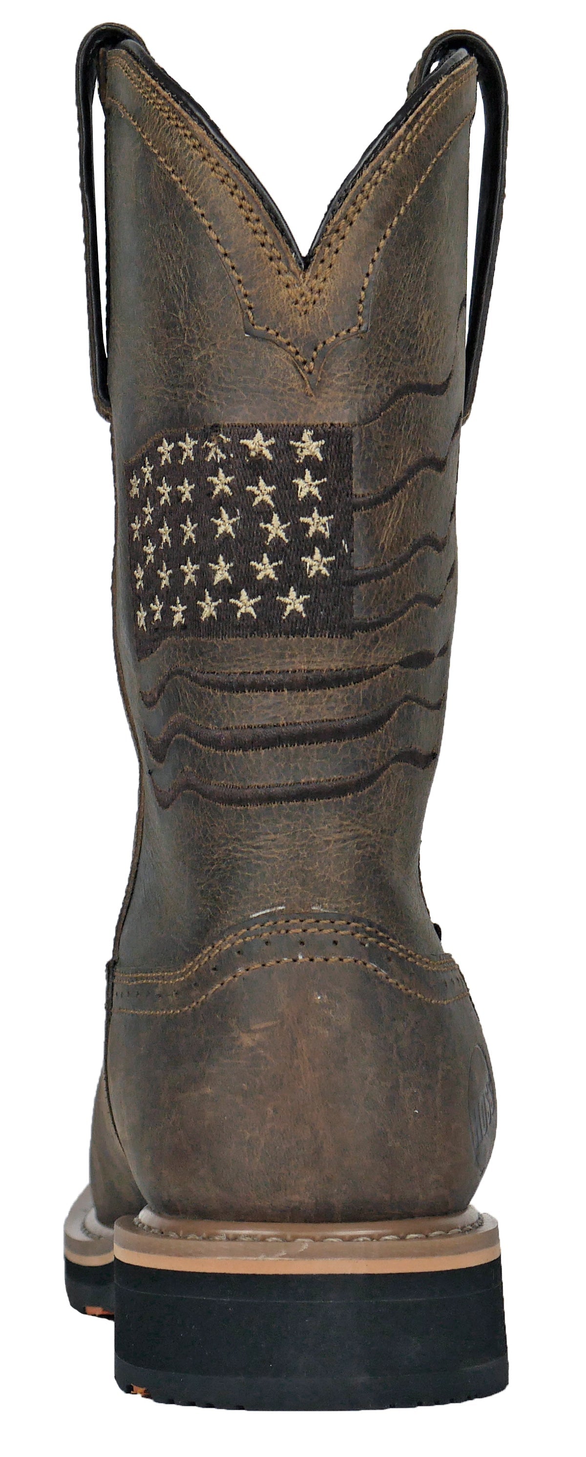 Men's Hoss Rushmore Brown, EH, WP, PR, SR Pull On Western Composite Toe Boot