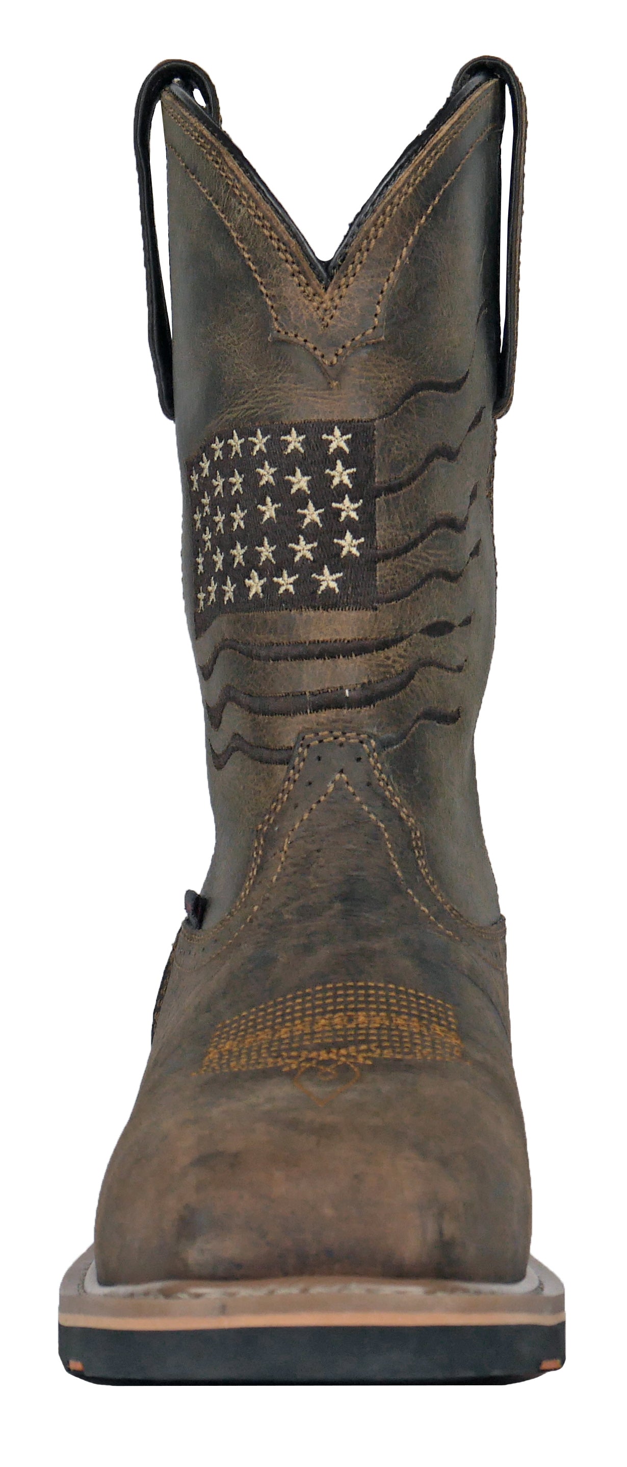 Men's Hoss Rushmore Brown, EH, WP, PR, SR Pull On Western Composite Toe Boot