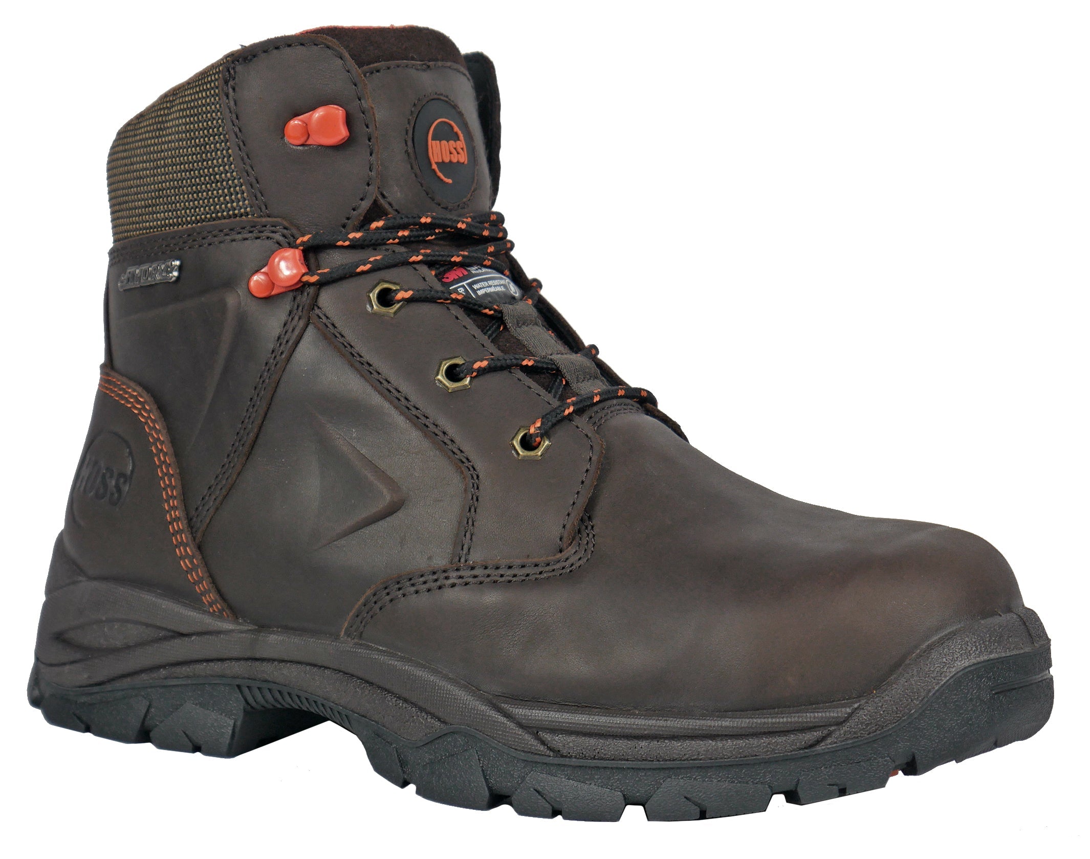 Men's Hoss 6" Hudson Brown, EH, PR, SR, WP, Insulated Composite Toe Boot