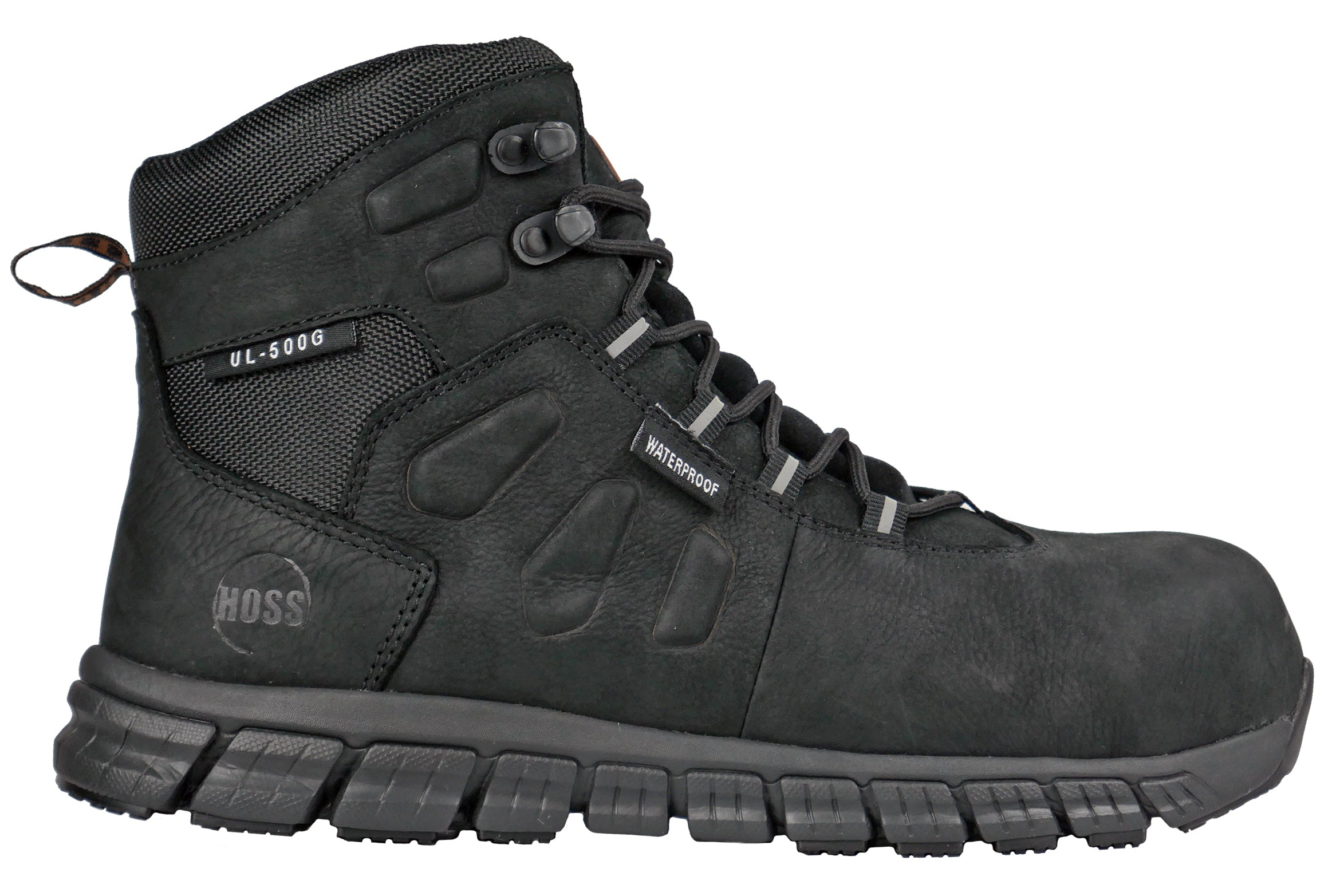 Men's Hoss 6" Tikaboo Black, EH, SR, WP, Composite Toe Boot